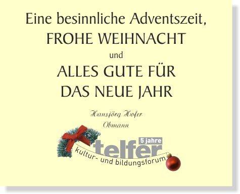 FROHE WEIHNACHT